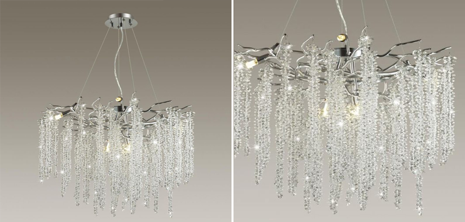 Люстра Fairy Tree Silver на 8 ламп Люстра Fairy Tree Silver на 8 ламп - Loft-Concept в Тюмени