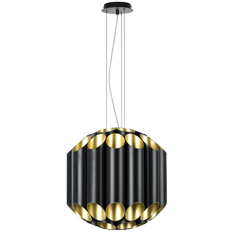 Люстра Garbi Black Pipe Organ Chandelier 44 Черный Золотой Люстра Garbi Black Pipe Organ Chandelier 44 Черный Золотой в Тюмени | Loft Concept