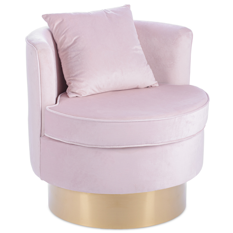 Кресло Cathal Chair Golden Belt Розовый пастельный Золотой Кресло Cathal Chair Golden Belt Розовый пастельный Золотой в Тюмени | Loft Concept
