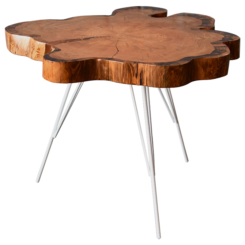 Кофейный стол Korben Industrial Metal Rust Coffee Table Древесина Белый Кофейный стол Korben Industrial Metal Rust Coffee Table Древесина Белый в Тюмени | Loft Concept