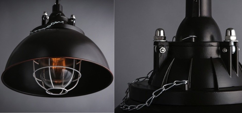 Светильник Loft Industrial Metal Cage Вreamboat Светильник Loft Industrial Metal Cage Вreamboat - Loft-Concept в Тюмени