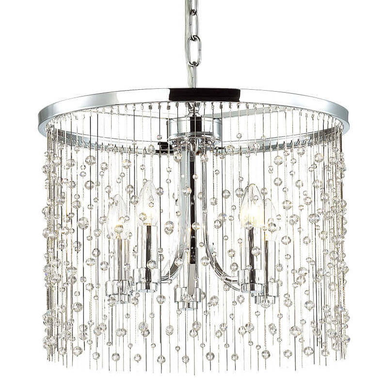 Люстра Hailstorm Rain Chandelier chrome Прозрачный (Transparent) Хром Люстра Hailstorm Rain Chandelier chrome Прозрачный (Transparent) Хром в Тюмени | Loft Concept