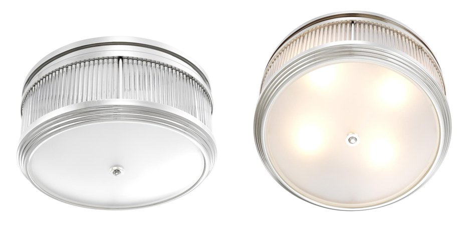 Потолочный светильник Ceiling Lamp Rousseau Nickel Потолочный светильник Ceiling Lamp Rousseau Nickel - Loft-Concept в Тюмени