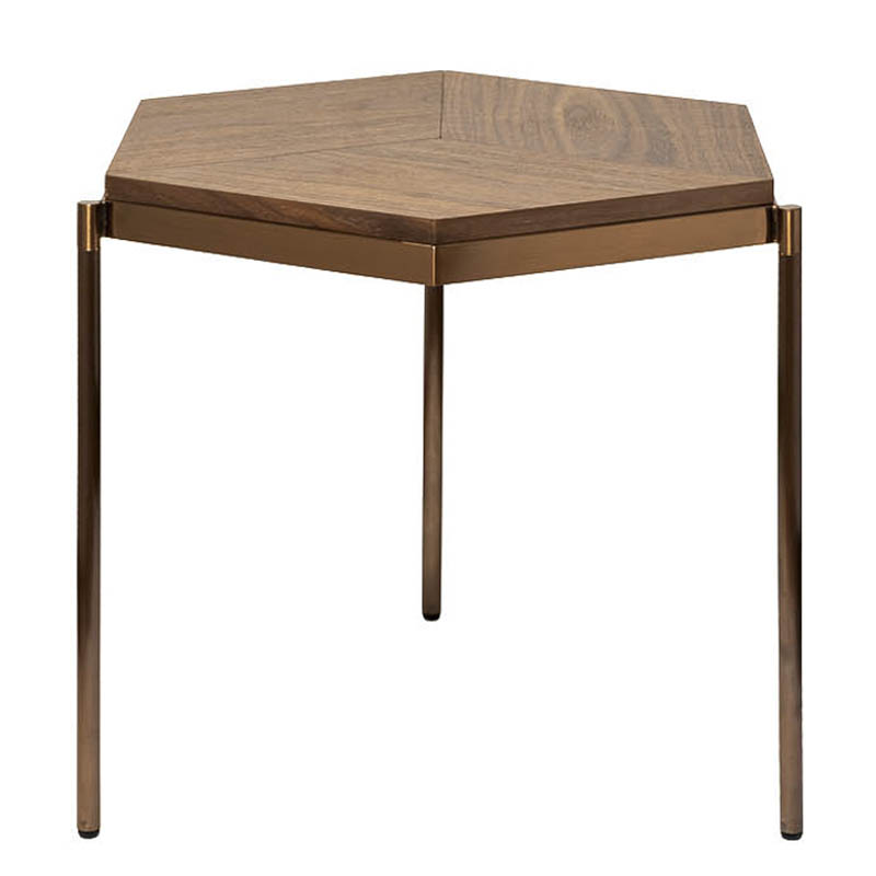 Приставной стол Hexagonal Side Table Бежевый Приставной стол Hexagonal Side Table Бежевый в Тюмени | Loft Concept