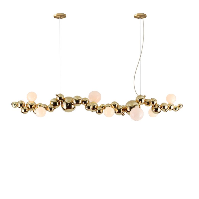 Люстра BUBBLY 8 BY ROSIE LI TRIODE DESIGN Глянцевое золото Люстра BUBBLY 8 BY ROSIE LI TRIODE DESIGN Глянцевое золото в Тюмени | Loft Concept