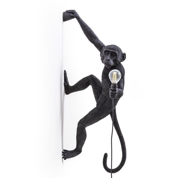 Бра Seletti The Monkey Lamp Hanging Version Right Черный Бра Seletti The Monkey Lamp Hanging Version Right Черный в Тюмени | Loft Concept