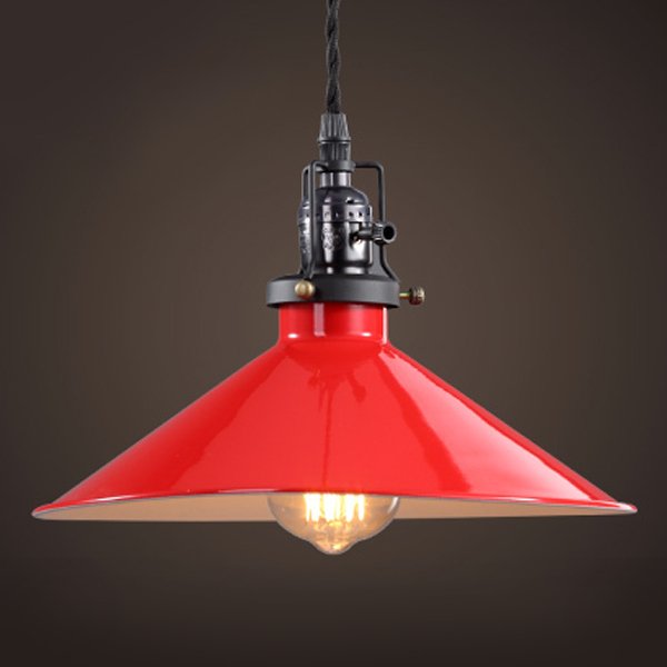Красный подвесной светильник Loft Factory filament RED Черный матовый Красный (Red) Красный подвесной светильник Loft Factory filament RED Черный матовый Красный (Red) в Тюмени | Loft Concept