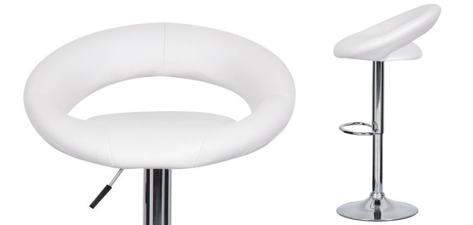 Барный стул Ring Dark White Барный стул Ring Dark White - Loft-Concept в Тюмени