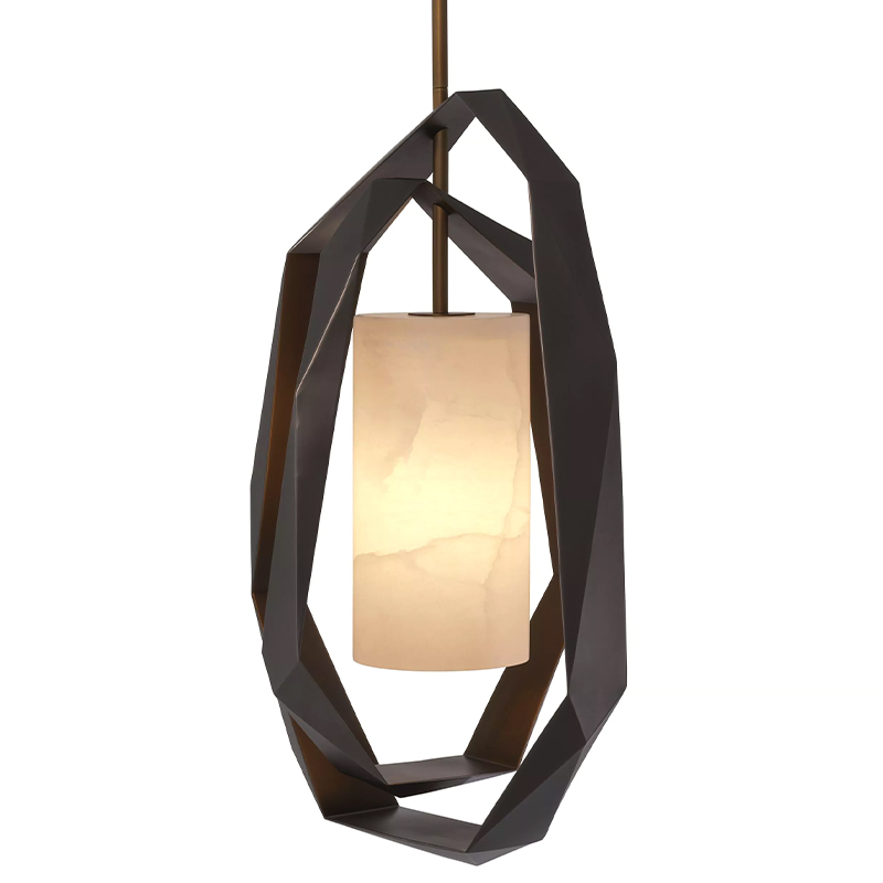 Подвесной светильник Eichholtz Chandelier Santos Double Бежевый Винтажная латунь Подвесной светильник Eichholtz Chandelier Santos Double Бежевый Винтажная латунь в Тюмени | Loft Concept