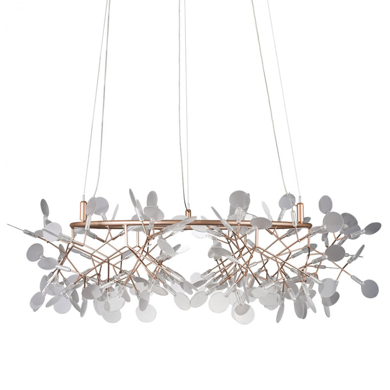 Люстра Heracleum rose gold 100 Розовое золото Белый Люстра Heracleum rose gold 100 Розовое золото Белый в Тюмени | Loft Concept