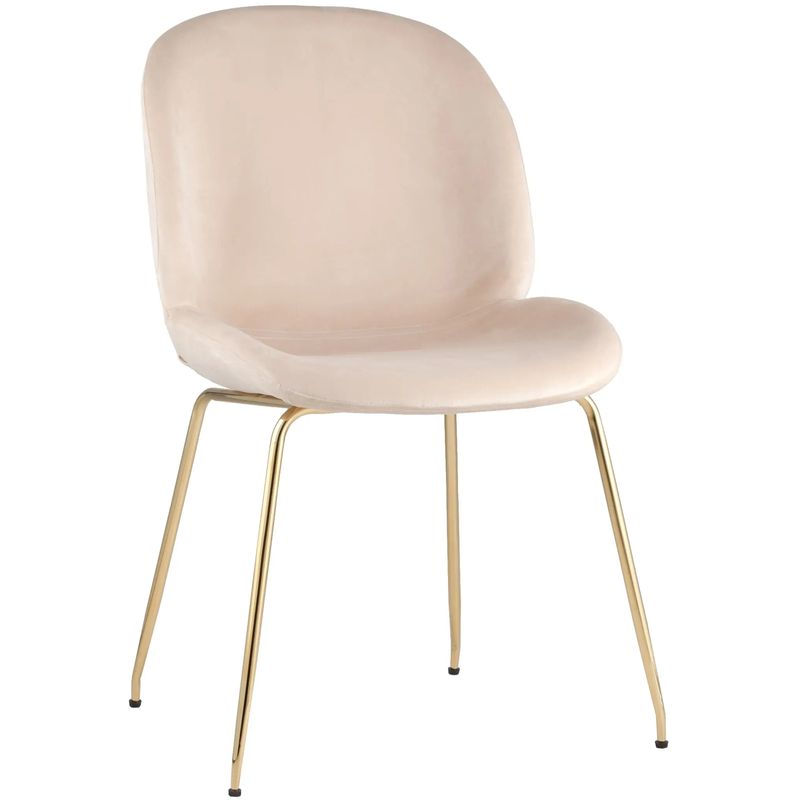 Стул Молочный Велюр Vendramin Chair Молочный Золотой Стул Молочный Велюр Vendramin Chair Молочный Золотой в Тюмени | Loft Concept