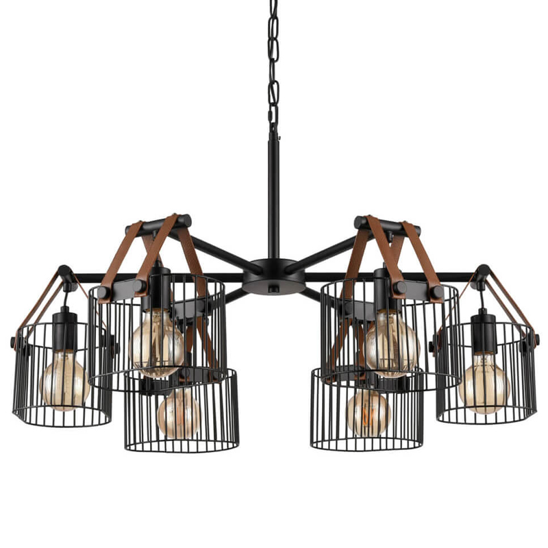 Люстра Cage Wire Color D76 Черный Люстра Cage Wire Color D76 Черный в Тюмени | Loft Concept