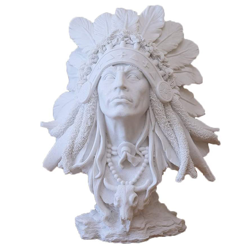 Native american indian figurine A Белый Native american indian figurine A Белый в Тюмени | Loft Concept