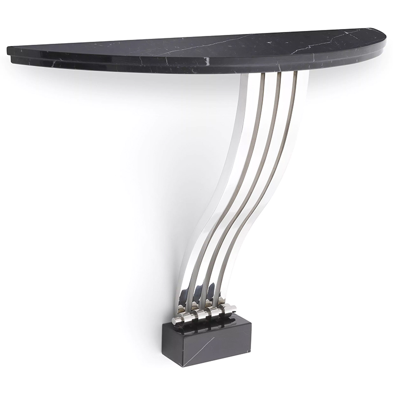 Консоль Eichholtz Console Table Renaissance Черный Мрамор Nero Хром Консоль Eichholtz Console Table Renaissance Черный Мрамор Nero Хром в Тюмени | Loft Concept