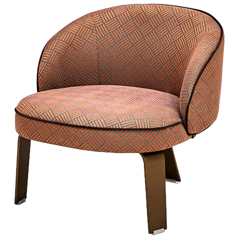 Кресло Muynck Chair Медь светлая Коралловый Кресло Muynck Chair Медь светлая Коралловый в Тюмени | Loft Concept