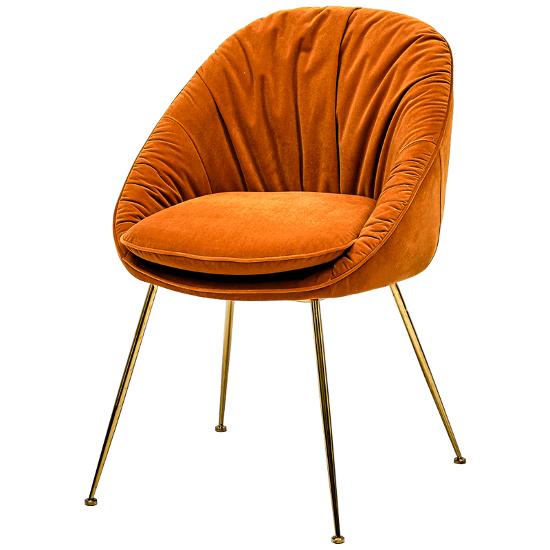 Стул Perrers Stool Orange Оранжевый Глянцевое золото Стул Perrers Stool Orange Оранжевый Глянцевое золото в Тюмени | Loft Concept