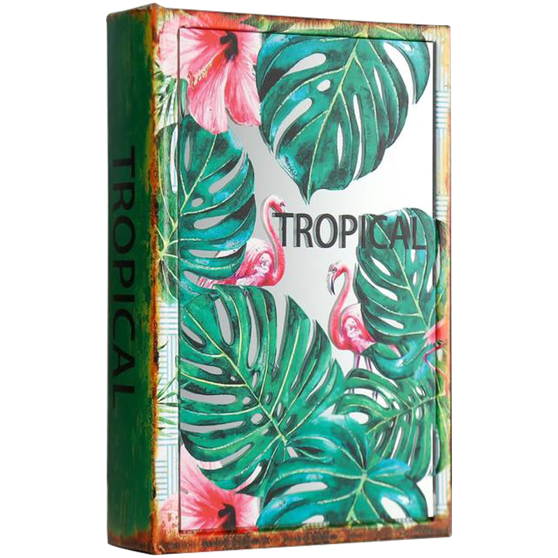Шкатулка-книга Tropical Flamingos Mirror Book Box Мульти Шкатулка-книга Tropical Flamingos Mirror Book Box Мульти в Тюмени | Loft Concept