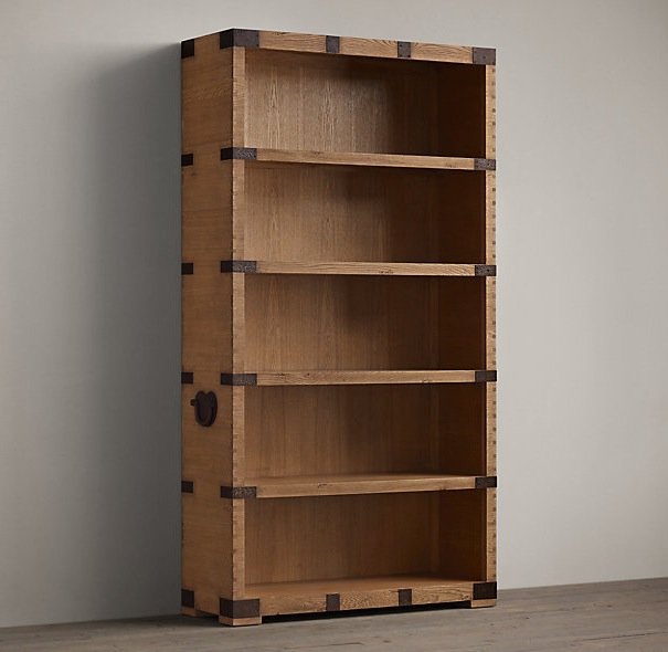 Стеллаж Vintage Loft Rack 2 Дуб темный Стеллаж Vintage Loft Rack 2 Дуб темный в Тюмени | Loft Concept