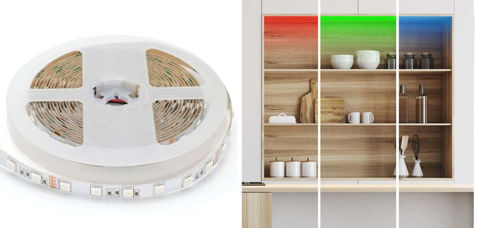 Светодиодная лента 15W/m 60LED/m 5050SMD разноцветная 5M Светодиодная лента 15W/m 60LED/m 5050SMD разноцветная 5M - Loft-Concept в Тюмени