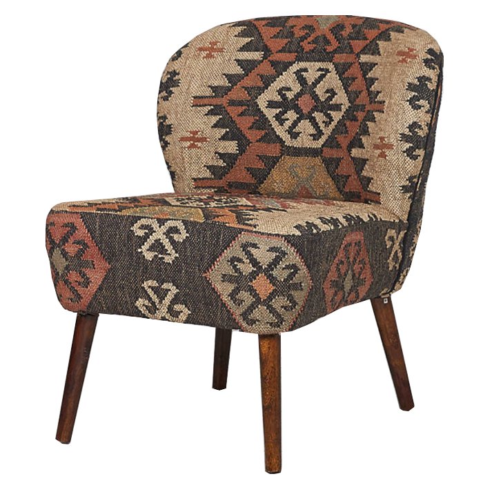 Кресло KELIM Brown Chair Коричневый Кресло KELIM Brown Chair Коричневый в Тюмени | Loft Concept