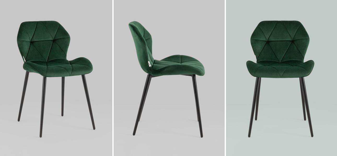 Стул Jeroen Chair II Зеленый Велюр - фото