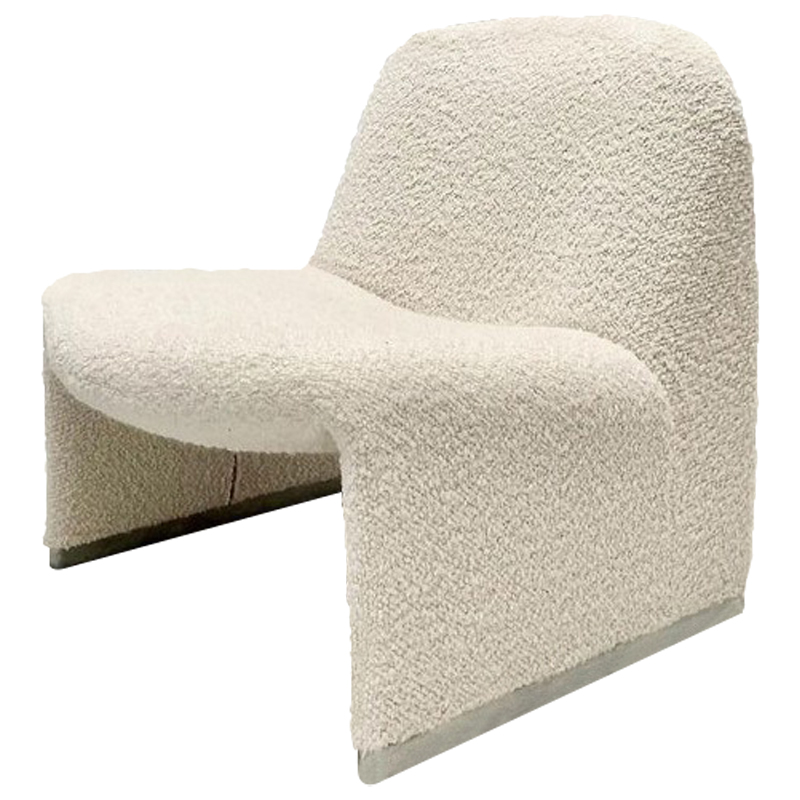 Кресло Kaydan White Boucle Armchair Кресло Kaydan White Boucle Armchair в Тюмени | Loft Concept