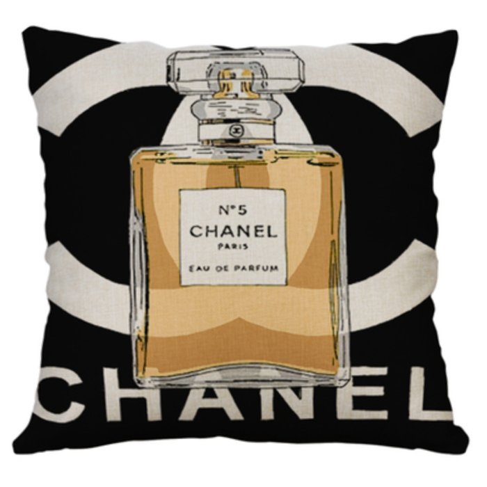 Декоративная подушка CHANEL III Черный Желтый Декоративная подушка CHANEL III Черный Желтый в Тюмени | Loft Concept