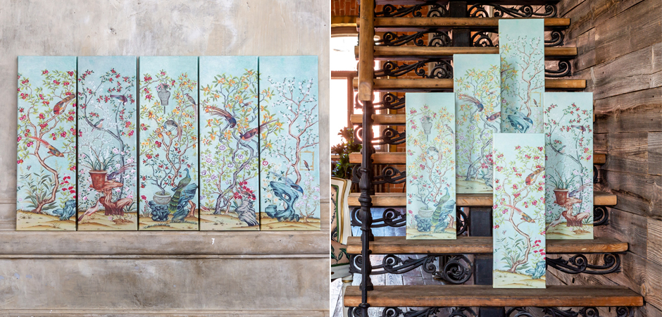 Постер Blue Chinoiserie 1 - Loft-Concept в Тюмени