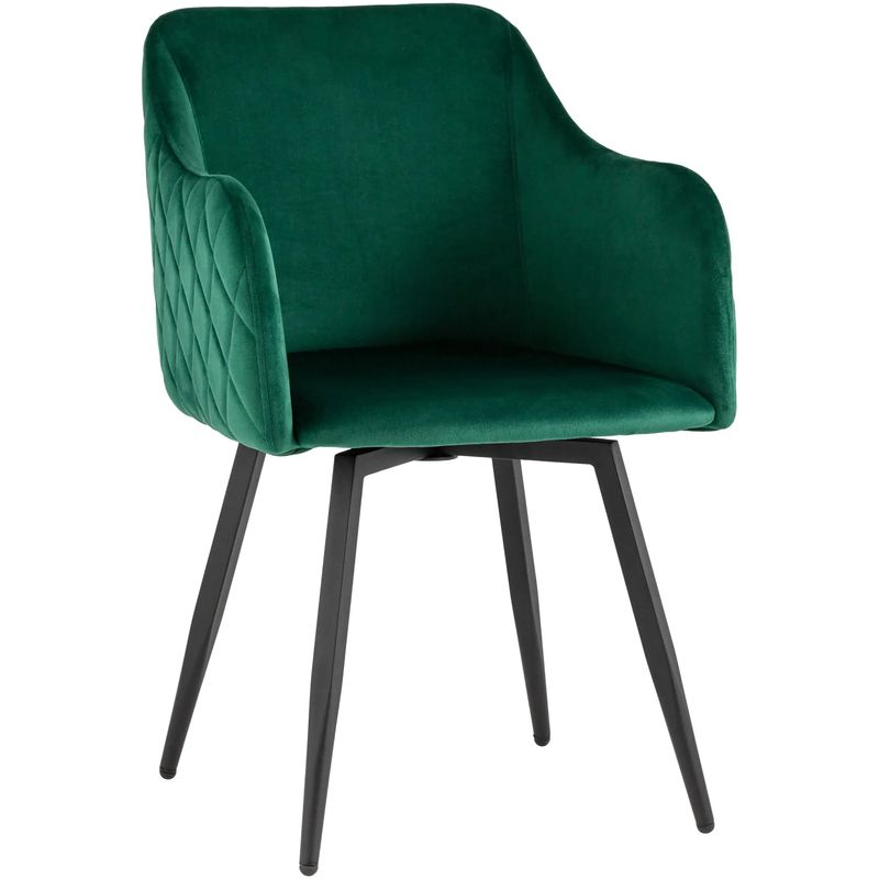 Стул Вращающийся Nika Chair Цвет Изумрудный Зеленый Изумрудный Черный Стул Вращающийся Nika Chair Цвет Изумрудный Зеленый Изумрудный Черный в Тюмени | Loft Concept