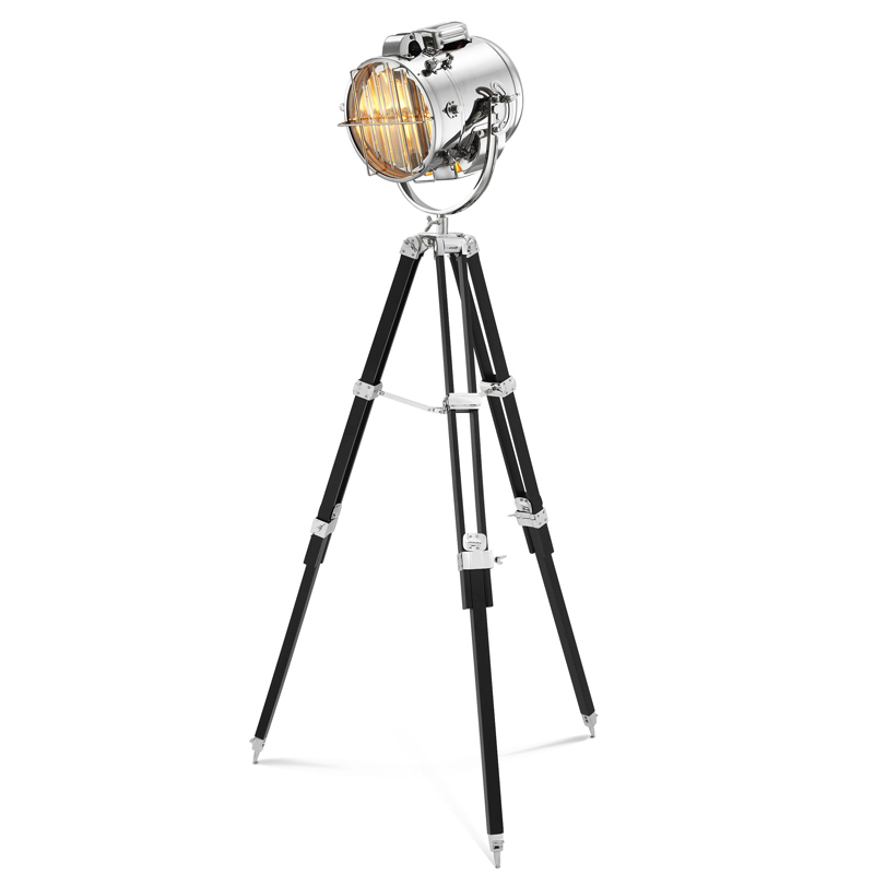 Торшер Eichholtz Floor Lamp Atlantic nickel Черный Никель Прозрачный Торшер Eichholtz Floor Lamp Atlantic nickel Черный Никель Прозрачный в Тюмени | Loft Concept