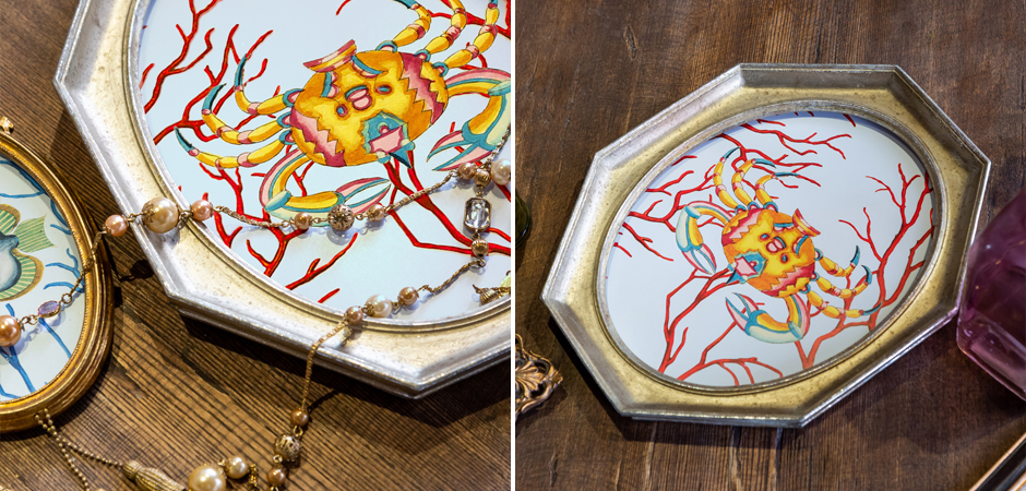 Картина Crab in Coral Картина Crab in Coral - Loft-Concept в Тюмени