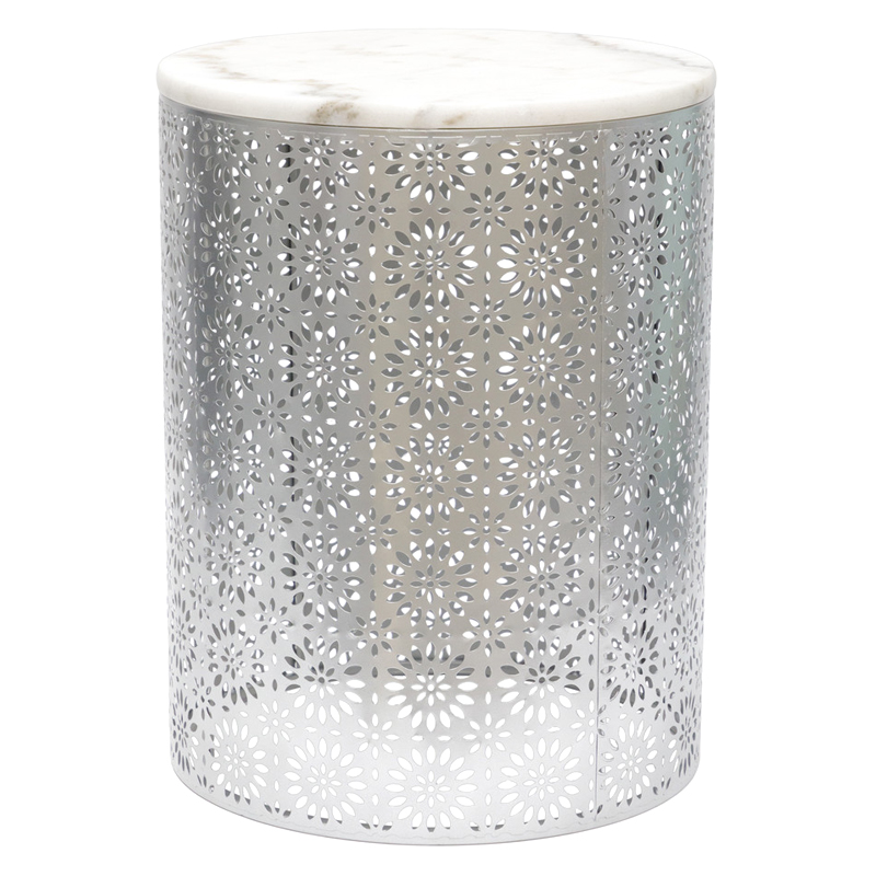 Приставной Стол Artesia Table с белым мрамором Белый Приставной Стол Artesia Table с белым мрамором Белый в Тюмени | Loft Concept