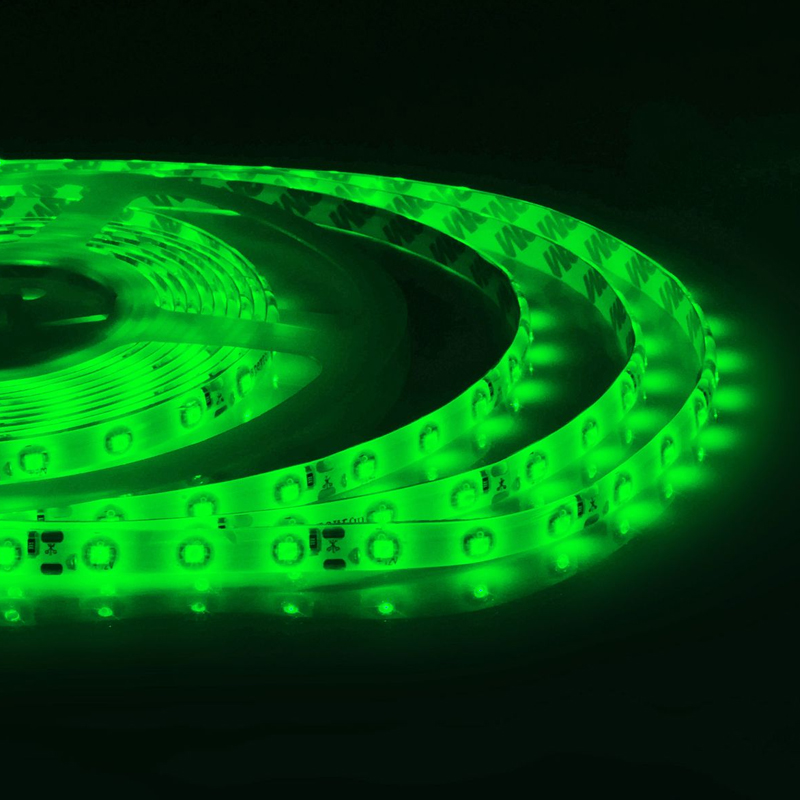 Светодиодная влагозащищенная лента 4,8W/m 60LED/m 3528SMD зеленый Белый Светодиодная влагозащищенная лента 4,8W/m 60LED/m 3528SMD зеленый Белый в Тюмени | Loft Concept