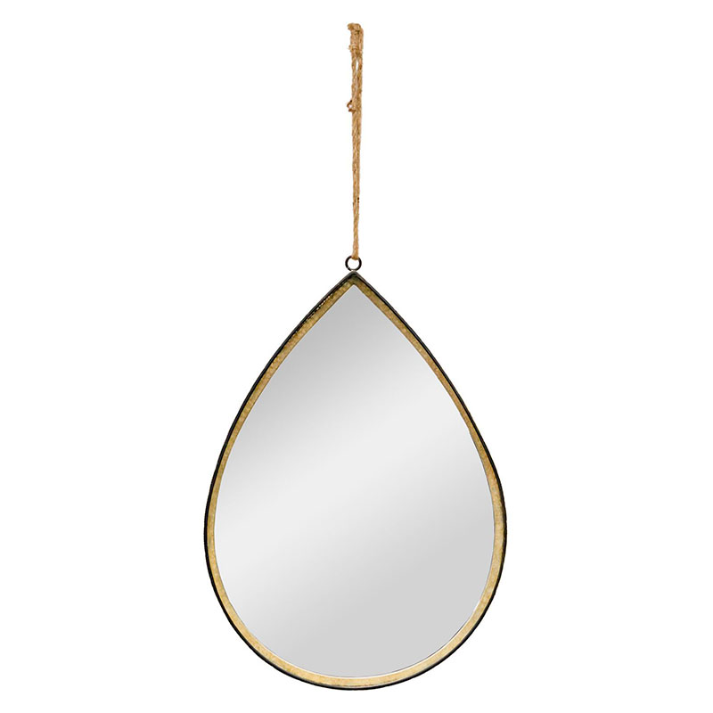 Зеркало в виде капли Golden Drop Золотой Зеркало в виде капли Golden Drop Золотой в Тюмени | Loft Concept