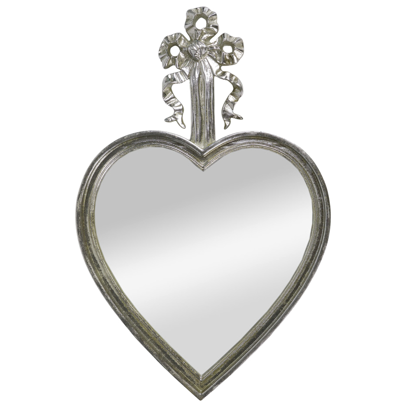 Зеркало Mirror Heart Серебристое Серебряный Зеркало Mirror Heart Серебристое Серебряный в Тюмени | Loft Concept