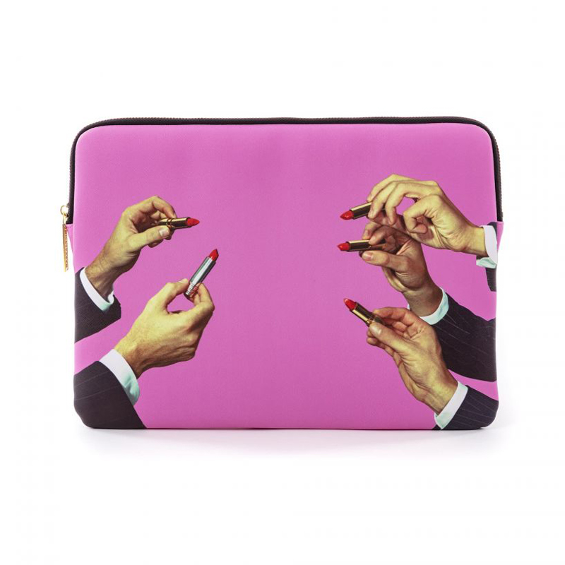 Чехол для ноутбука Seletti Laptop Bag Lipsticks Pink Розовый Чехол для ноутбука Seletti Laptop Bag Lipsticks Pink Розовый в Тюмени | Loft Concept