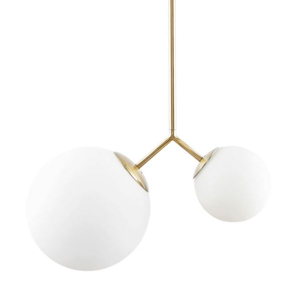 Подвесной светильник VIOLA WALL Lamp Латунь Белый Подвесной светильник VIOLA WALL Lamp Латунь Белый в Тюмени | Loft Concept