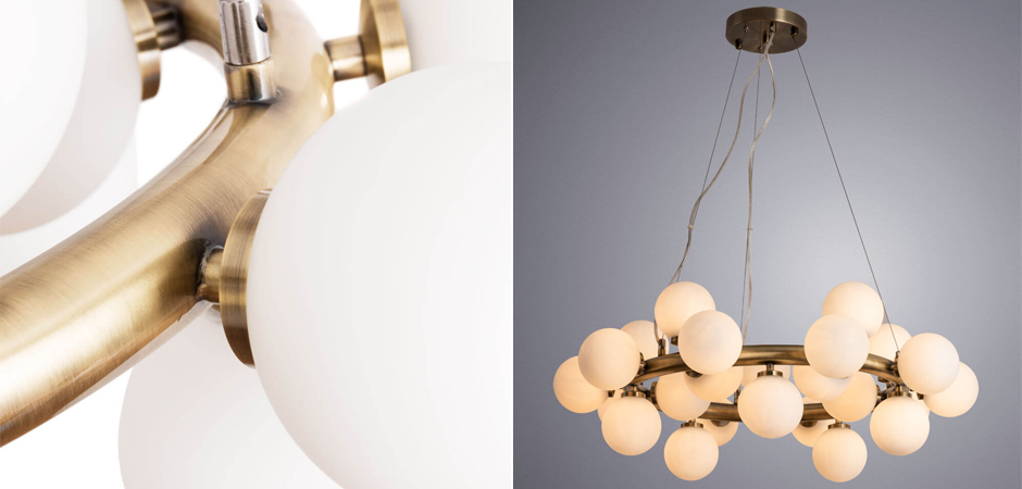 Люстра Bagel Bubble Chandelier 25 Люстра Bagel Bubble Chandelier 25 - Loft-Concept в Тюмени
