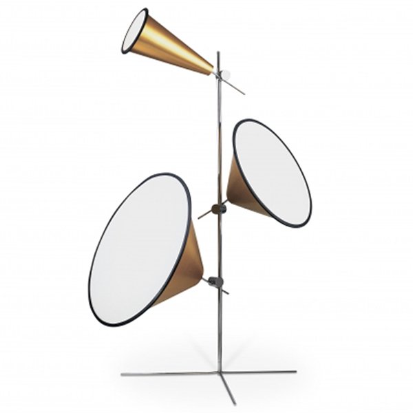 Торшер Tom Dixon Cone Gold Золотой Торшер Tom Dixon Cone Gold Золотой в Тюмени | Loft Concept