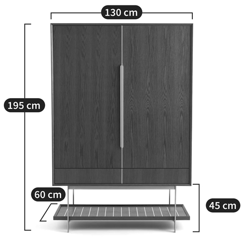 Платяной шкаф из серого дуба Sawada Gray Oak Wardrobe Платяной шкаф из серого дуба Sawada Gray Oak Wardrobe в Тюмени