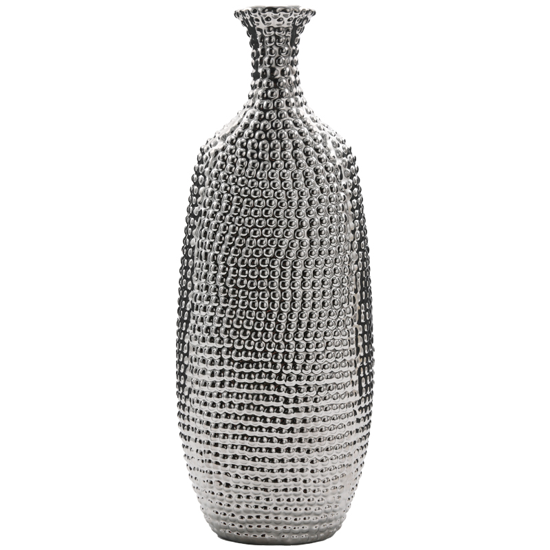Декоративная ваза Silver Pearle Серебряный Декоративная ваза Silver Pearle Серебряный в Тюмени | Loft Concept