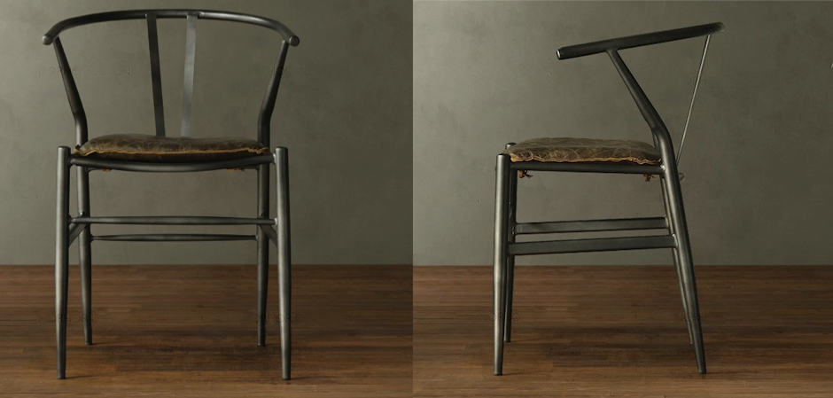 Стул Loft Industrial Kitchen Leather Стул Loft Industrial Kitchen Leather - Loft-Concept в Тюмени