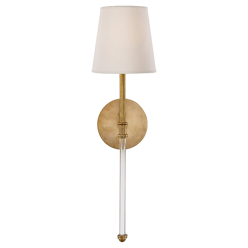 Бра Natale Sconce Brass Латунь Античная полированная Белый Бра Natale Sconce Brass Латунь Античная полированная Белый в Тюмени | Loft Concept