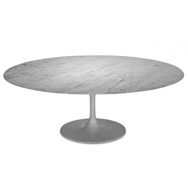 Стол Oval Tulip Белый Черный Стол Oval Tulip Белый Черный в Тюмени | Loft Concept