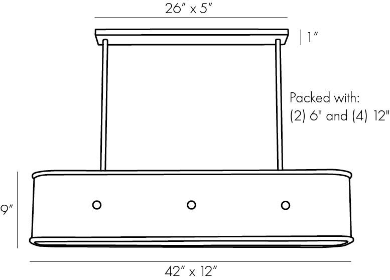 Люстра Arteriors GLENDALE LINEAR CHANDELIER Люстра Arteriors GLENDALE LINEAR CHANDELIER в Тюмени