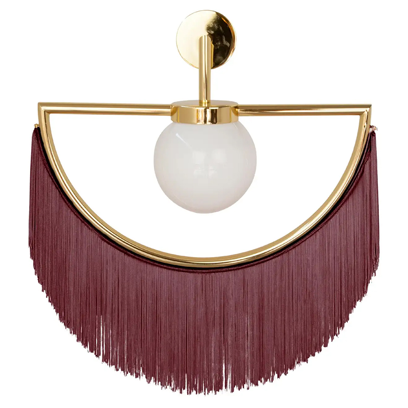 Бра Wink Wall Lamp by Masquespacio for Houtique Wine Бургундский красный Золотой Бра Wink Wall Lamp by Masquespacio for Houtique Wine Бургундский красный Золотой в Тюмени | Loft Concept