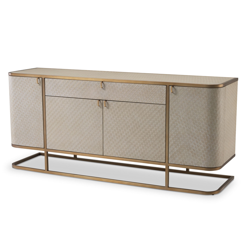 Комод Eichholtz Dresser Napa Valley oak Бежевый Матовая латунь Комод Eichholtz Dresser Napa Valley oak Бежевый Матовая латунь в Тюмени | Loft Concept
