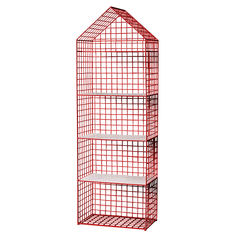 Стеллаж House Industrial Metal Rust Rack Красный Стеллаж House Industrial Metal Rust Rack Красный в Тюмени | Loft Concept