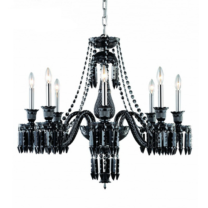 Люстра BACCARAT Zenith Midnight Chandelier 8 Черный Люстра BACCARAT Zenith Midnight Chandelier 8 Черный в Тюмени | Loft Concept