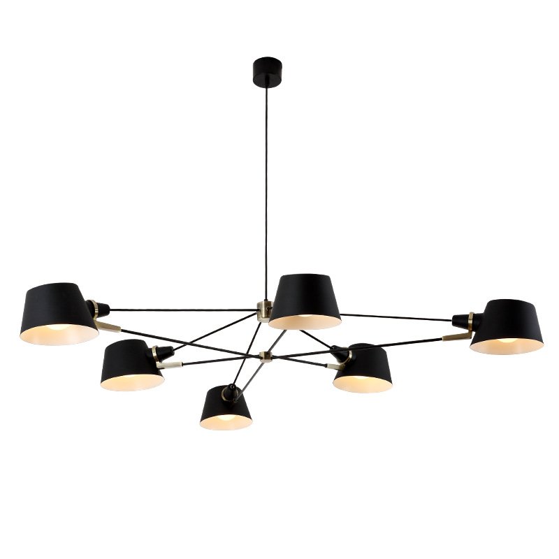 Люстра Brendan Ravenhill Long Pivot Chandelier Черный Люстра Brendan Ravenhill Long Pivot Chandelier Черный в Тюмени | Loft Concept